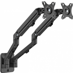 Product_102809_1 Monitora stiprinājums Gembird Adjustable Wall 2-display Mounting Arm 17”-27” - Image 1