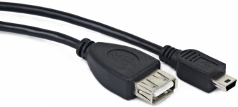 Product_103_1 Kabelis Gembird OTG USB Female - MiniUSB Male 2.0 0.15m Black - Image 1