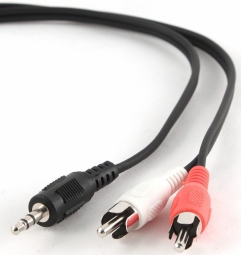 Product_2301_1 Kabelis Gembird 3.5mm Jack - 2x RCA 0.2m - Image 1