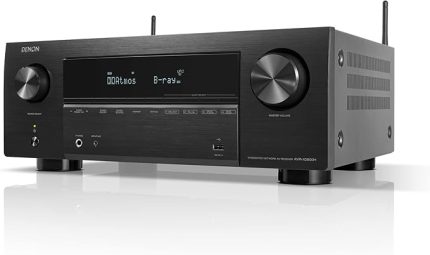 Denon AVR-X2800H 7.2 Channel AV Receiver, HiFi Amplifier with Dolby Atmos, DTS:X, 6 HDMI Inputs and 2 Outputs, 8K HDMI, Bluetooth, WiFi, AirPlay 2, HEOS Mulitroom, Alexa Compatible, Black (Kopija)