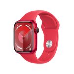 Apple Watch Series 9 GPS 41mm (PRODUCT)RED Aluminium Case with (PRODUCT)RED Sport Band - M/L - Image 2