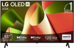 LG OLED55B4ELA TV 139 cm (55 Inch) OLED TV (α8 4K AI Processor, webOS 24, Dolby Vision, up to 120 Hz) [Model Year 2024]