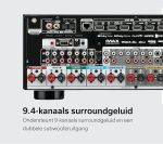 Denon AVC-X3800H 9.4 Channel AV Receiver, Amplifier with Auro-3D, Dolby Atmos, DTS:X, 6 Inch 8K Inputs and 3 Outputs, Bluetooth, AirPlay 2, HEOS Multiroom, Alexa Compatible, Black - Image 3