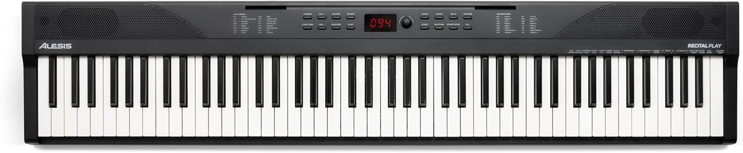 5 Alesis Keyboard Electric Piano with 88 Keys, 480 Sounds, Speakers, USB MIDI, Notes/Tablet Tray, Power Adapter & Piano Lessons for Beginners - Image 5