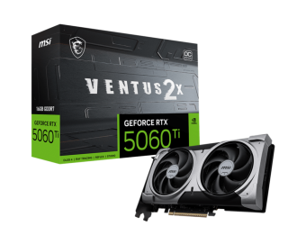 Product_125134_1 Videokarte MSI GeForce RTX 5060 Ti Ventus 2X OC Plus 16GB GDDR7 DLSS4 - Image 1