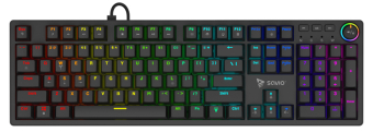 Klaviatūra Savio Styx Mechanical keyboard Brown