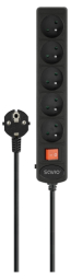Pagarinātājs Savio Surge Protection Power Strip 5 sockets 1.8m