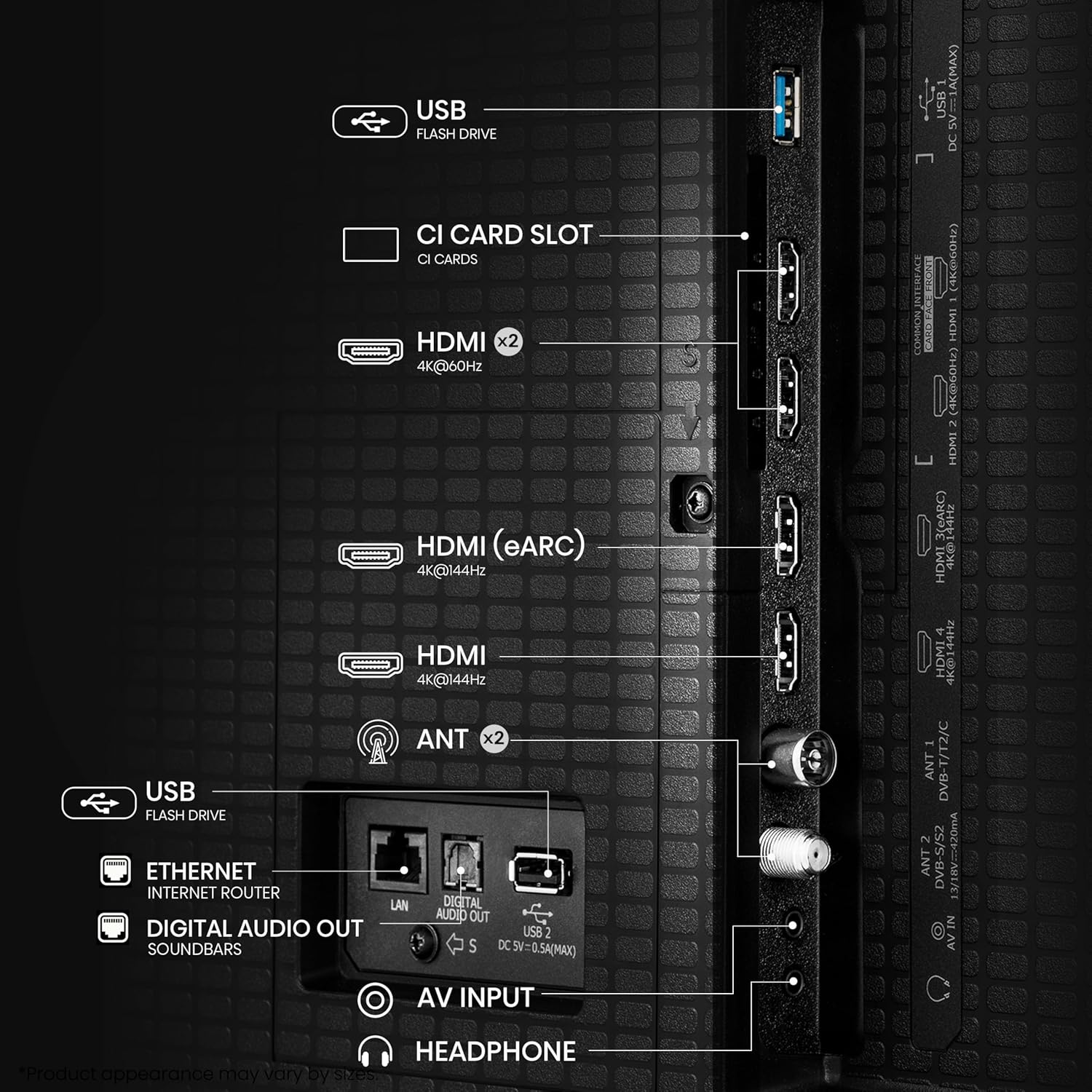 4 Hisense 55E89Q TV - Image 4