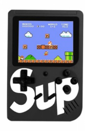 Product_64621_1 RoGer Retro mini Game Console with 400 Games Black - Image 1
