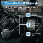 Vgate iCar Pro 2S Bluetooth OBD2 Diagnostic Tool for iOS, Android & Windows, Auto Scan Tool Supports Electric and Hybrid Vehicles - Image 2