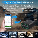 Vgate iCar Pro 2S Bluetooth OBD2 Diagnostic Tool for iOS, Android & Windows, Auto Scan Tool Supports Electric and Hybrid Vehicles - Image 3