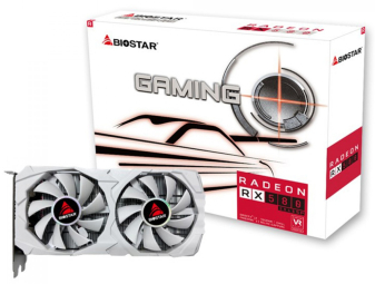 Product_122628_1 Videokarte Biostar AMD Radeon RX 580 White - Image 1
