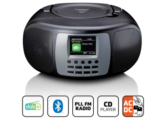 Radio Lenco SCD-860BK DAB+ FM Radio with Bluetooth CD Player
