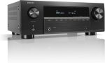 Denon AVR-X2900H DAB 7.2 Channel AV Receiver, HiFi Amplifier with Dolby Atmos, DTS:X, 6X HDMI 2.1 (8K) Inputs and 2 Outputs, Bluetooth, DAB+, WLAN, AirPlay 2, HEOS Multiroom