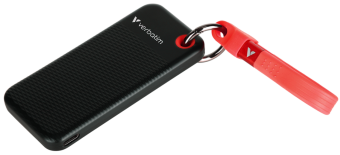 Product_130701_1 Verbatim 256GB Pocket SSD M2 Black/Red - Image 1