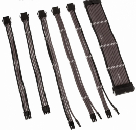 Product_98024_1 PSU Kabeļu Pagarinātāji Kolink Core 6 Cables Gunmetal - Image 1
