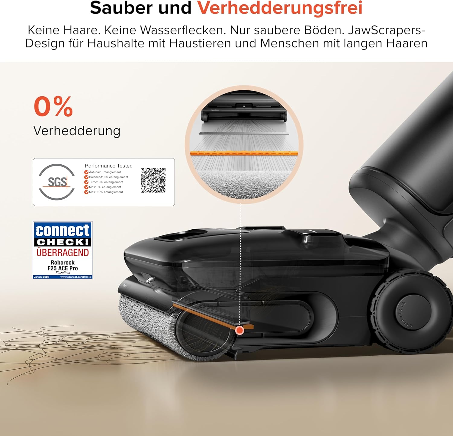 2 Roborock F25 ACE Pro Wet/Dry Vacuum Cleaner, 25000Pa, JetFoaming Against - Image 2